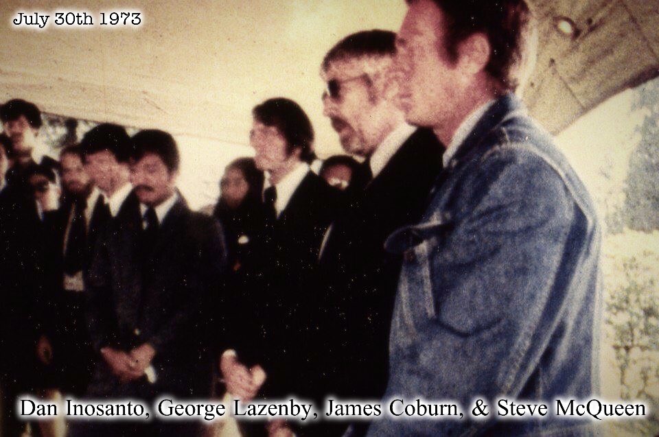 Bruce Lee Funeral Chuck Norris