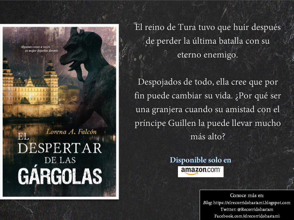 Recorridohastam's tweet photo. El despertar de las gárgolas
#PremioLiterario2017 #AmazonIndie
https://t.co/OgYQAidOyT https://t.co/Wd40LRTZx4