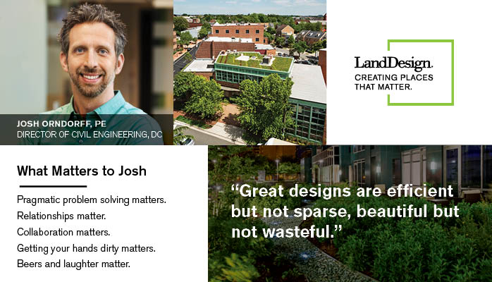 LandDesignInc's tweet photo. Josh Orndorff has joined #LandDesign as Director of #CivilEngineering in #WashingtonDC. Connect with him here: https://t.co/2GYhmLM5t6 https://t.co/niBKJAQKGE