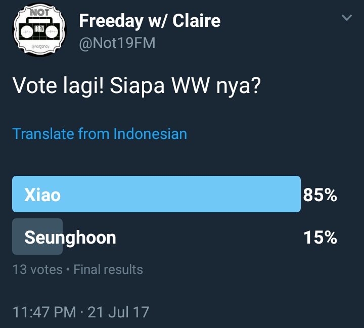 Not19FM's tweet photo. Kan yg main tinggal 7 😂😂 https://t.co/vszRacNzLV