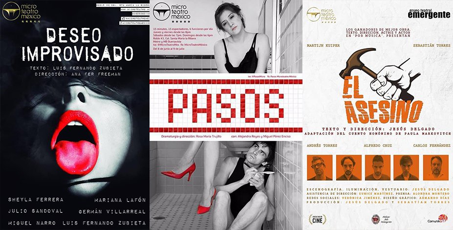 Comunik_Art's tweet photo. ¡Hoy nos vamos a @MicroTeatroMex a despedirnos de @ImproDeseoMT, @PasosMicro y @ElAsesinoMicro! https://t.co/xYiQ8DlDYu