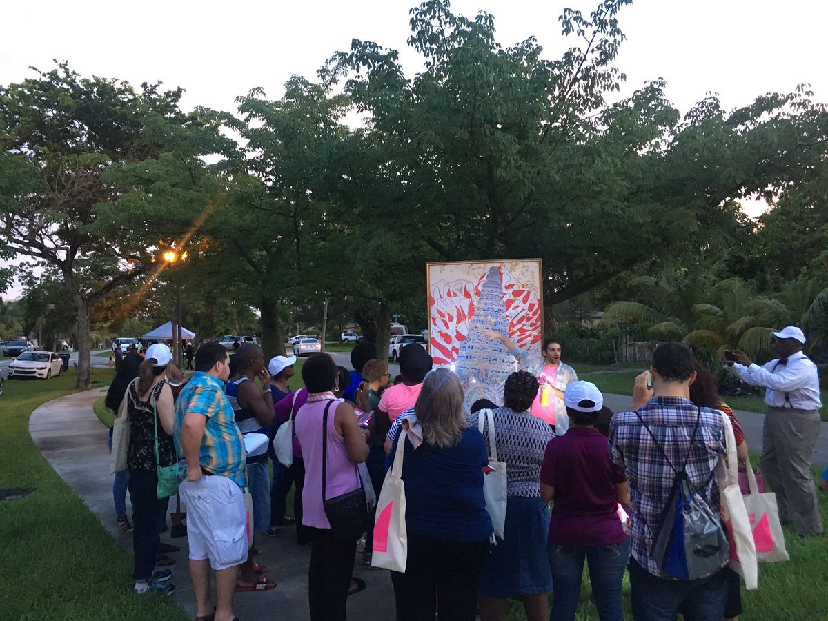 pamm's tweet photo. Big thanks to @CityNMB and all who joined us at yesterday's #PAMMInsideOut Art in the Dark art walk. #IamNMB https://t.co/H11c0QUj4X