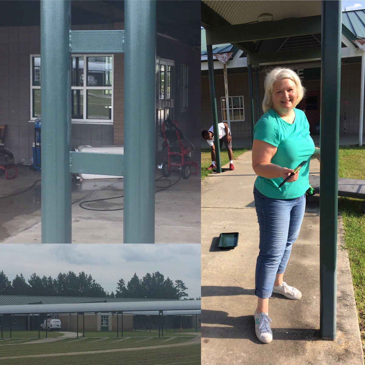 nrburgermiddle's tweet photo. Thanks @akalowrey for helping with The Burger Big Clean! #PainterAtWork #ProfessorsServe #Partnership @HPSD @HpsdSup @USMCISE @USMDrB https://t.co/wICZAB5a4B