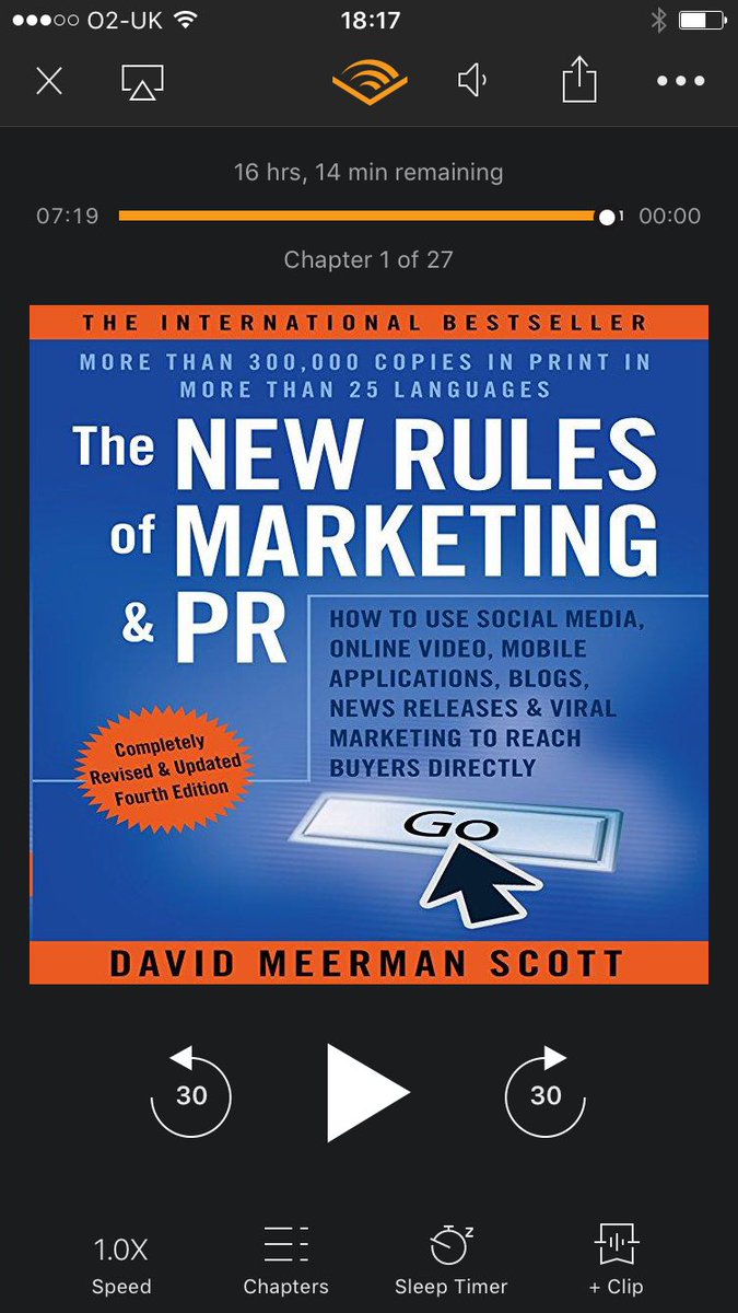 DevByAndy's tweet image. Just finished listening to this on #audible. One of the best books jammed packed with useful tricks and tips. Great @dmscott