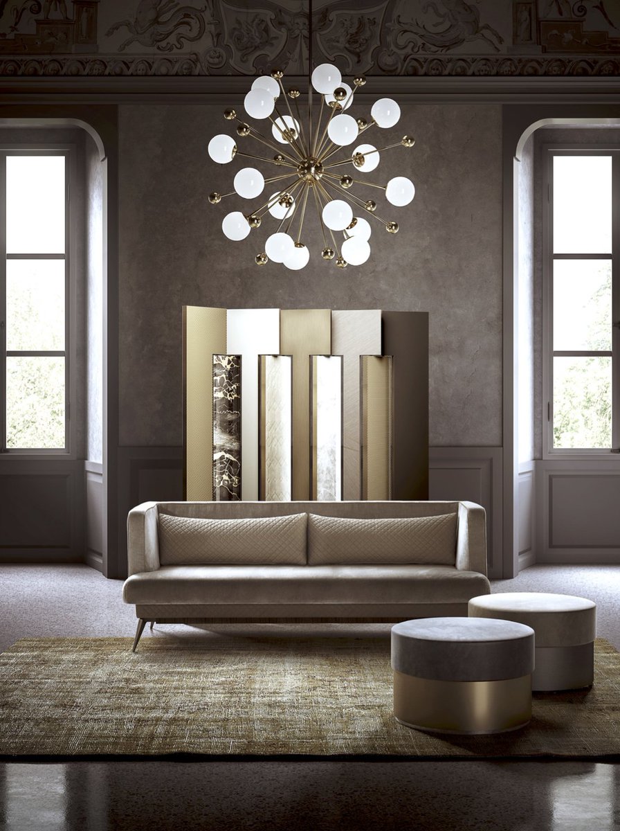 Rossato_it's tweet photo. Charm solutions suitable for #homedecor and high-end hotels. #Rossato Home Collection is signed by @HANGARdesign https://t.co/0I3LLiVxt9 https://t.co/k1ubSvDRnH