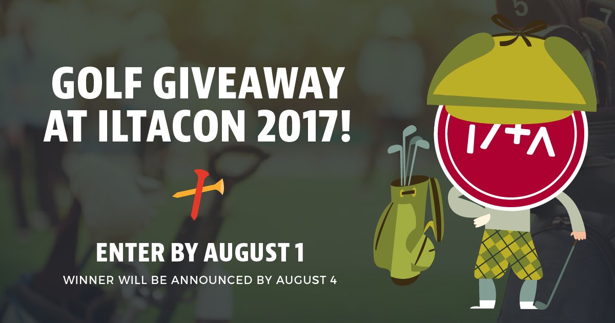 Golf anyone? <a href="/kraftkennedy/">Kraft Kennedy</a> is giving away a free round of golf  at #ILTACON. Enter to win by August 1! ow.ly/KxKg30dO81U