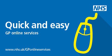 HIOW_ICS's tweet photo. Register for #GPonlineservices in four easy steps. Ask your GP surgery or find
out how at https://t.co/ED0HbaFY22 https://t.co/xrHiHDLpMe