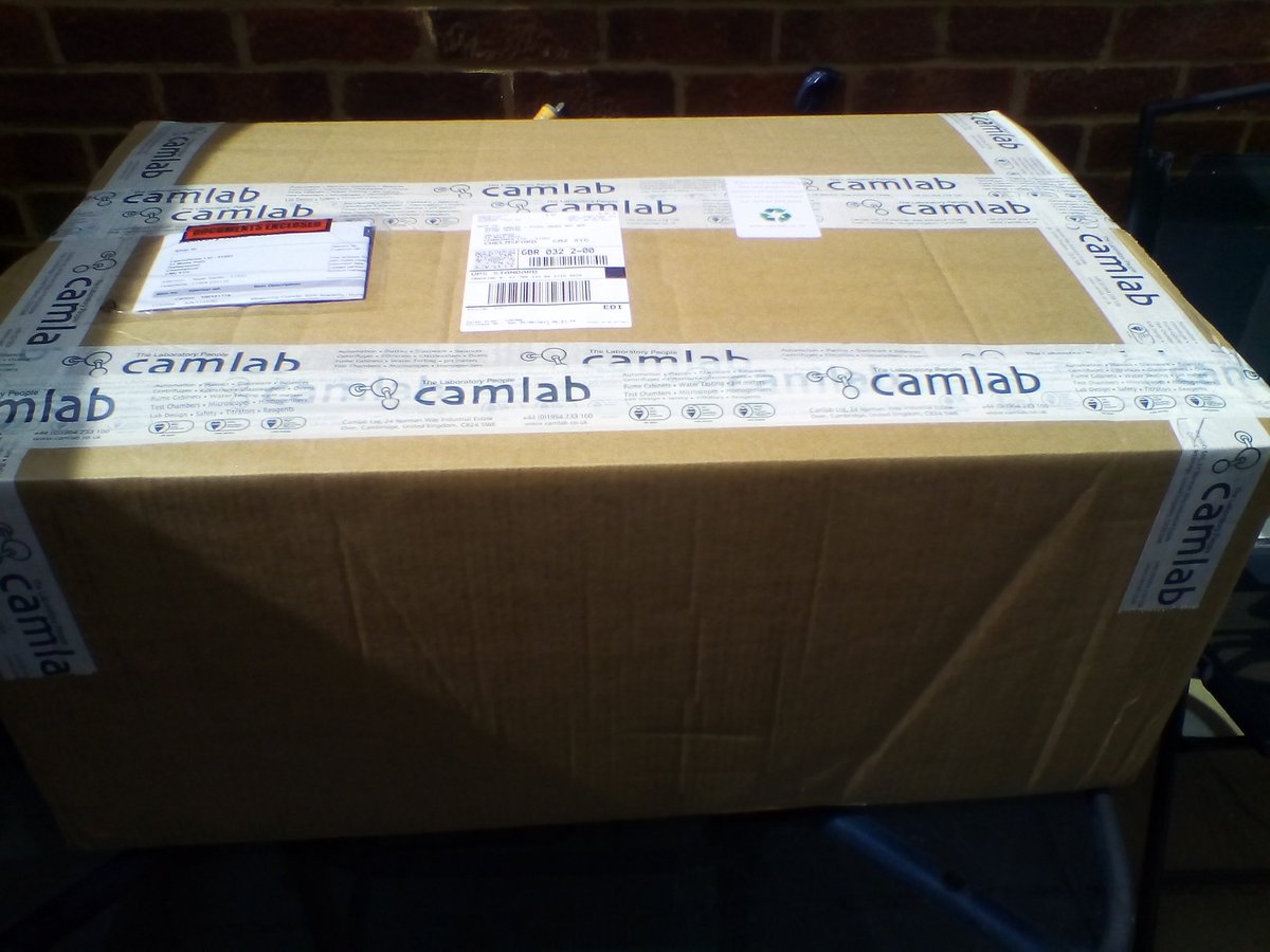 NigelSommelier's tweet photo. Large box of goodies from #Camlab.... Breaking Bad. https://t.co/GmZBvjtFbz