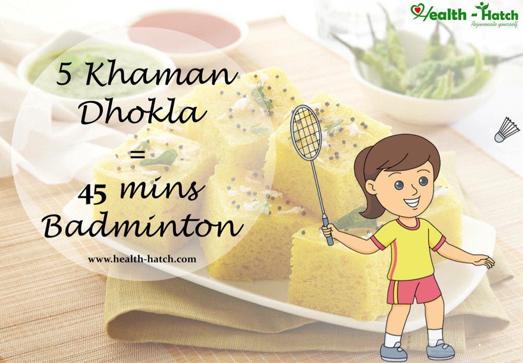 healthhatch's tweet image. #KhamanDhokla #Favouritegujaratidish #Outsidefood 
High in calories &amp;amp; sodium #Portioncontrol #Beactive #burncalories