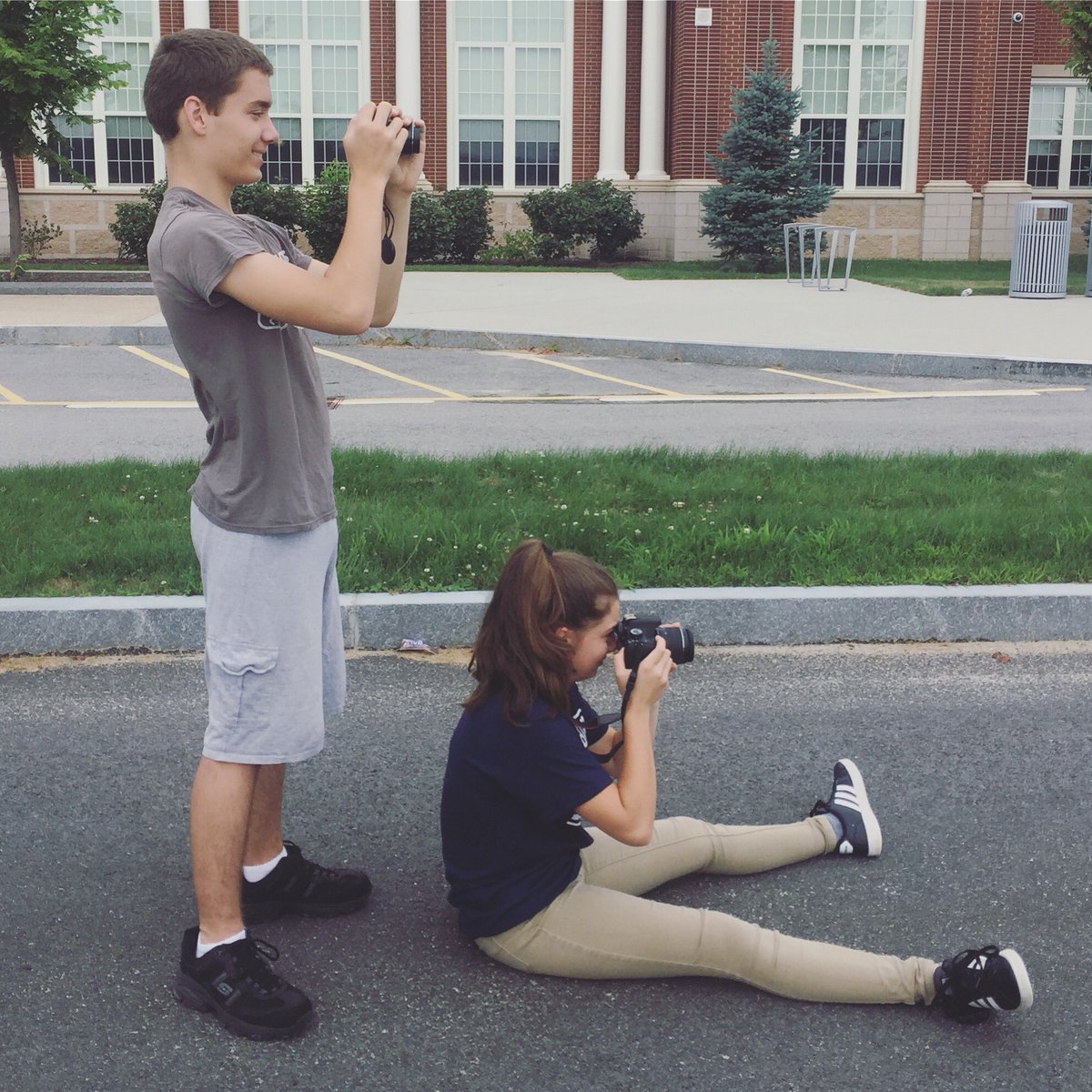 GinnyTroutman's tweet photo. Two great weeks of Kids Summer Learning photography classes! #upandcomingphotographers #introtophotography https://t.co/RJuzeYz6ku
