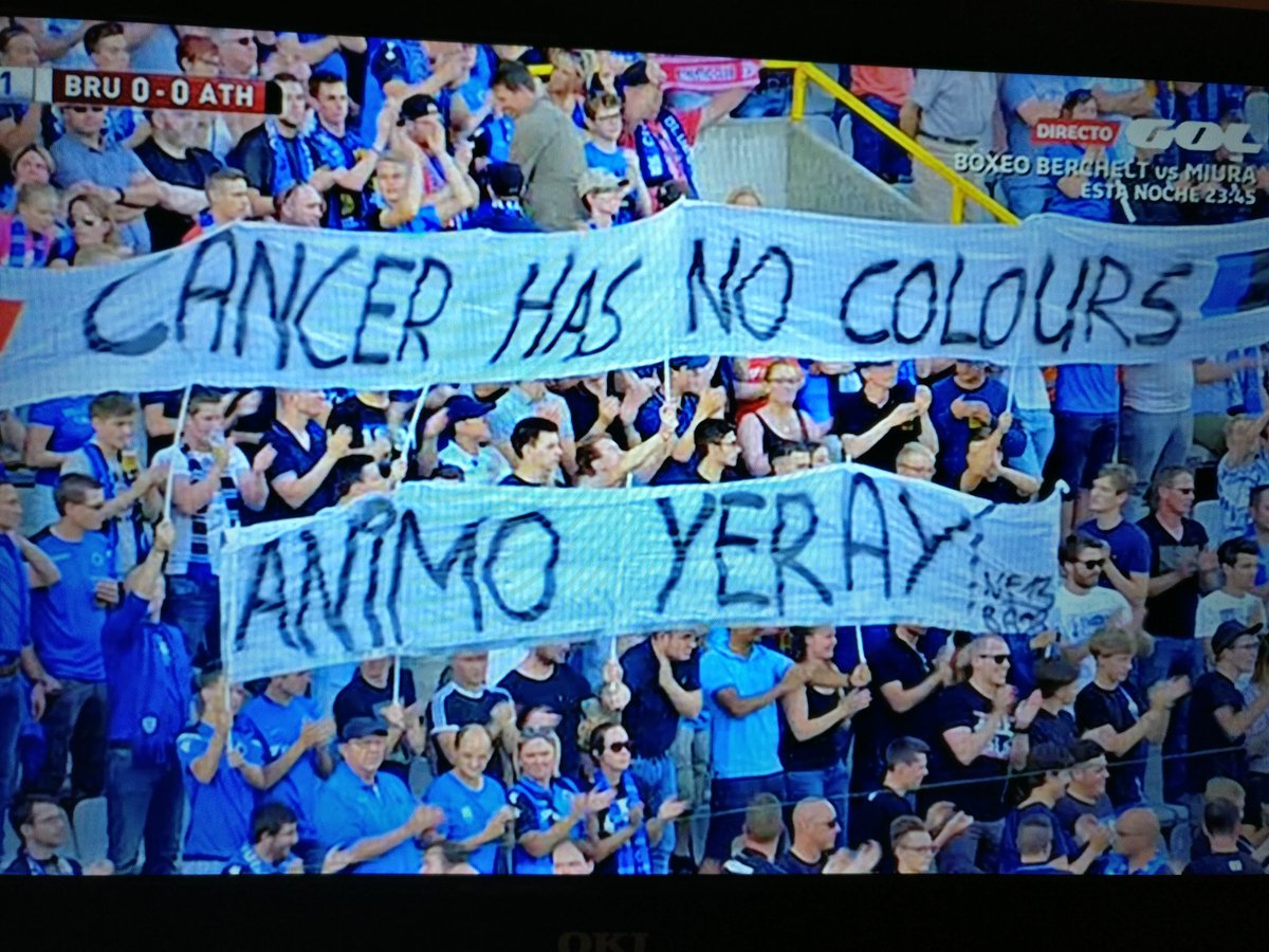 MonzonyRedolada's tweet photo. Detallazo de la afición del Brujas, aplaudiendo en el minuto 27 en honor a @yerayalvarez4 para mostrarle su apoyo
El fútbol es muy grande https://t.co/Wt3pwiG5Jn