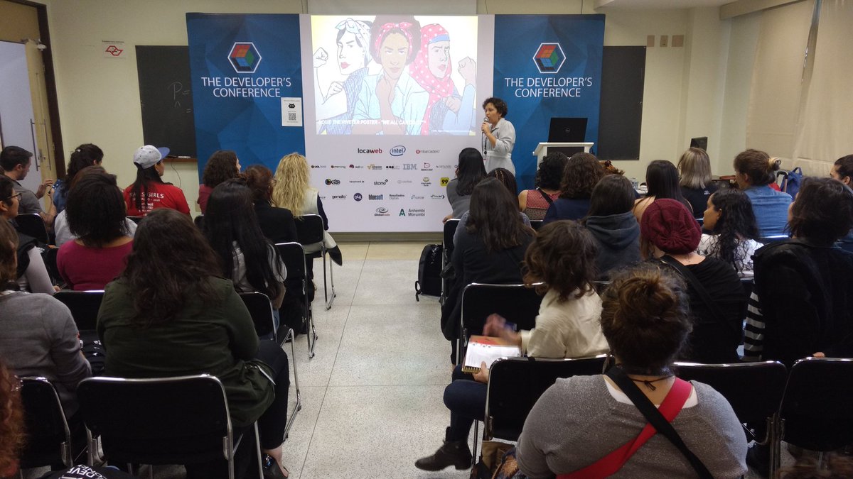 iana's tweet photo. "Nem td machismo é proposital. O feedback é poderoso. Se a gnt deixar passar, não vai mudar", Mayra Rodrigues de Souza #TDC2017 #TDC4Women https://t.co/iivCZUKFss