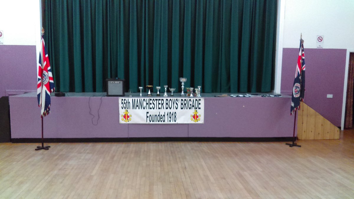 All set for our Presentation evening #boysbrigade