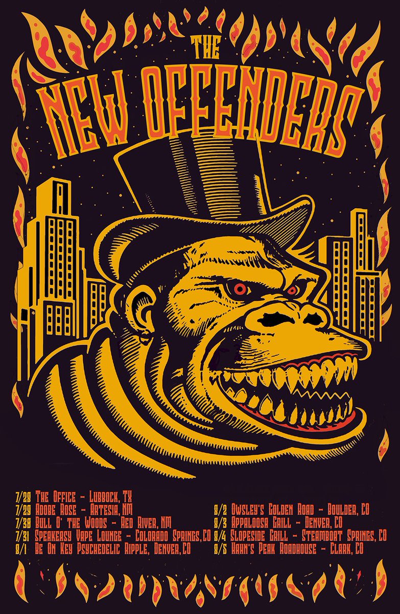 TheNewOffenders's tweet photo. Getting ready to head back to the mountains and valleys of #NM and #CO for some great weather and some Funyuns, man... https://t.co/epRGSKhKqf