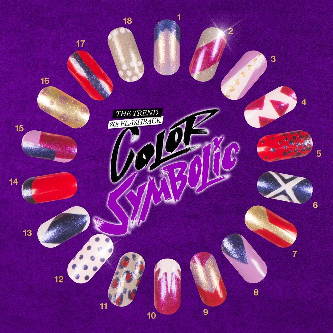 SinfulColors's tweet photo. Seriously on point looks with our #SC80sFlashback #ColorSymbolic #SinfulShine shades - which one will you rock this weekend? #SinfulColors https://t.co/Nk8aA3zab8