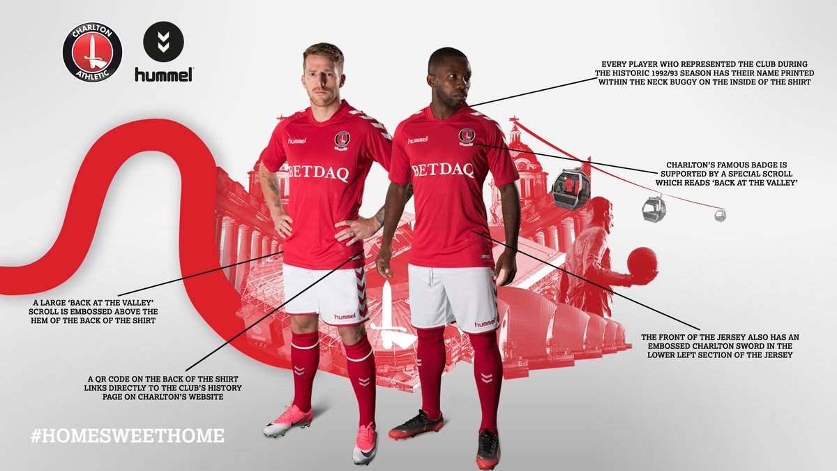 CAFCofficial's tweet photo. REVEALED! 

Here's our brand new @hummel1923 home kit for 2017/18, celebrating 25 years back at The Valley 🙌

👉https://t.co/suqBgKcTP9 #cafc https://t.co/Hcsm5ZEV3D