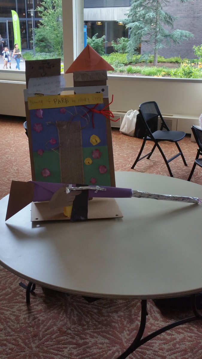 LisaMiano's tweet photo. Analyzing poetry through art at PZ
"Naming of Parts" by Henry Reed #pzc2017 #BMSCHIEFS https://t.co/a0NYGd0pFG