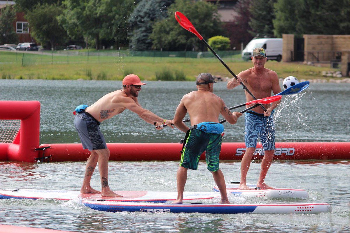 SUPCOLO's tweet photo. #StandUpPaddle #Polo is at #NottinghamLake! Bring us to 6 friends & we'll provide the gear. Info: https://t.co/ieuRNE7n2n #ColoradoFun https://t.co/GWnF0VrOyt