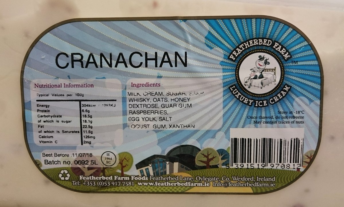 TheBacchusRoom's tweet photo. So happy with our signature ice-cream @RedmondFineFood @niamhqui #featherbedfarm with some inspiration from our Scottish neighbours, tasty ! https://t.co/ZzHt2QKF0w