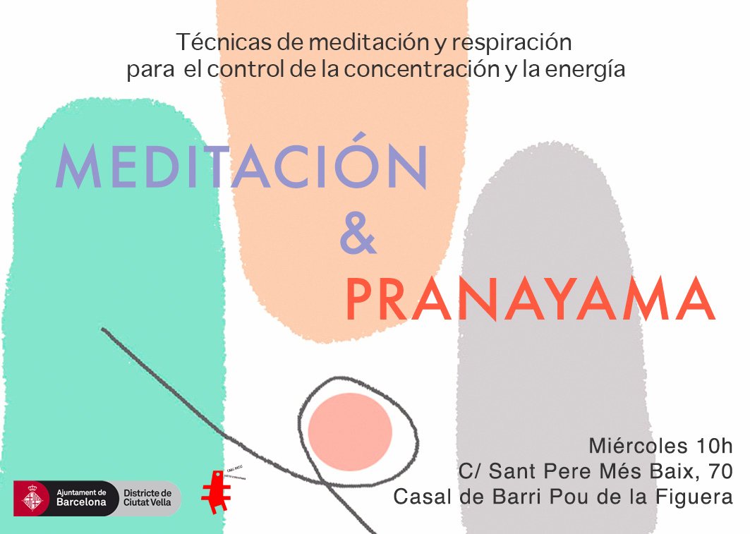 CasalPou's tweet image. La setmana que ve incorporem una activitat periòdica! "Meditació &amp;amp; Pranayama". Al juliol i fins l'11 d'agost seguim funcionant!