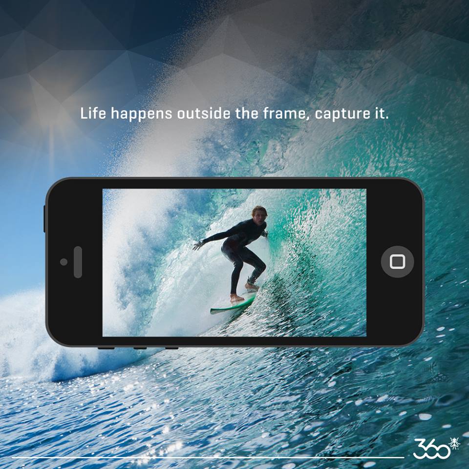 Be sure when you're capturing the moment, you're doing it with a 360fly Camera. Life Happens Outside the Frame, Capture It!