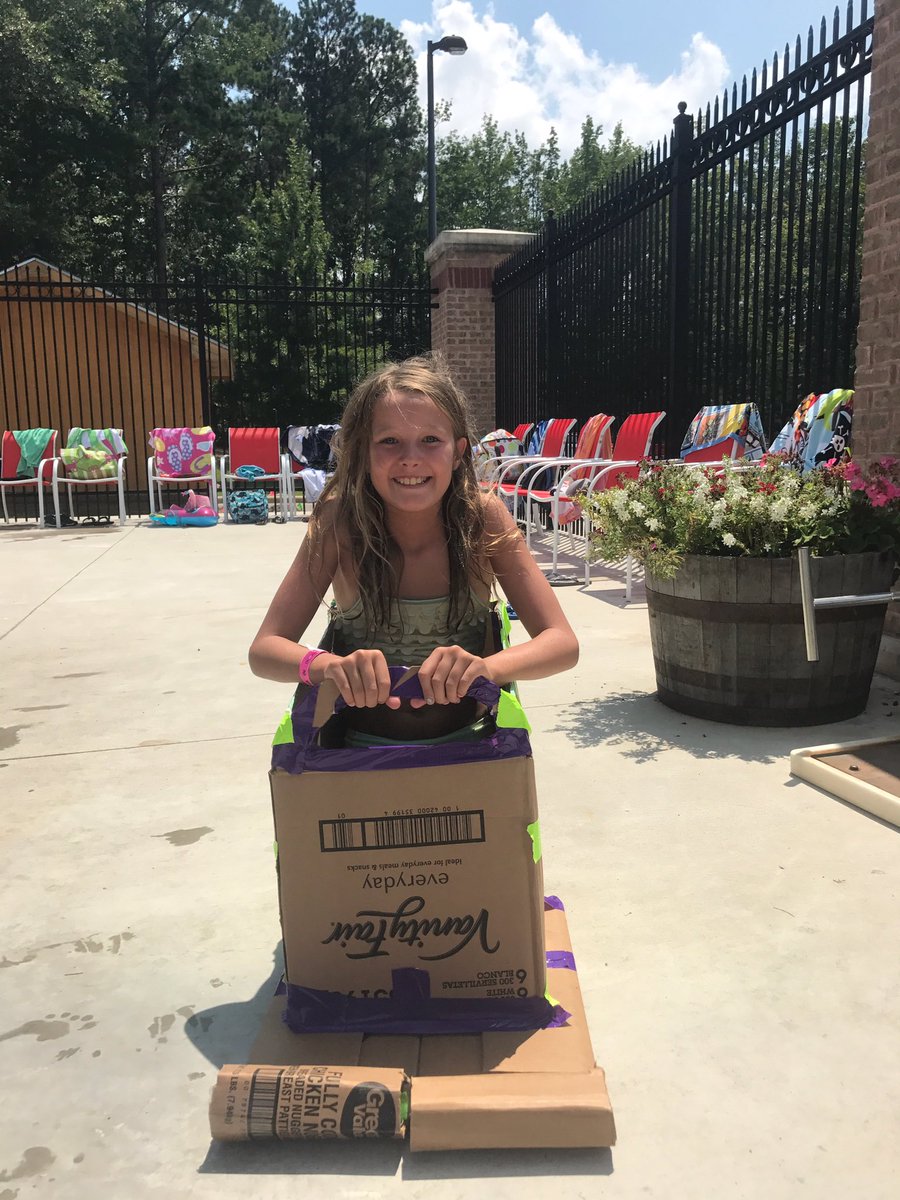 CullmanParksRec's tweet photo. This year's winner of the Christmas in July sleigh building contest at CWAC! #CWACBuzz https://t.co/grjPFZkeUy
