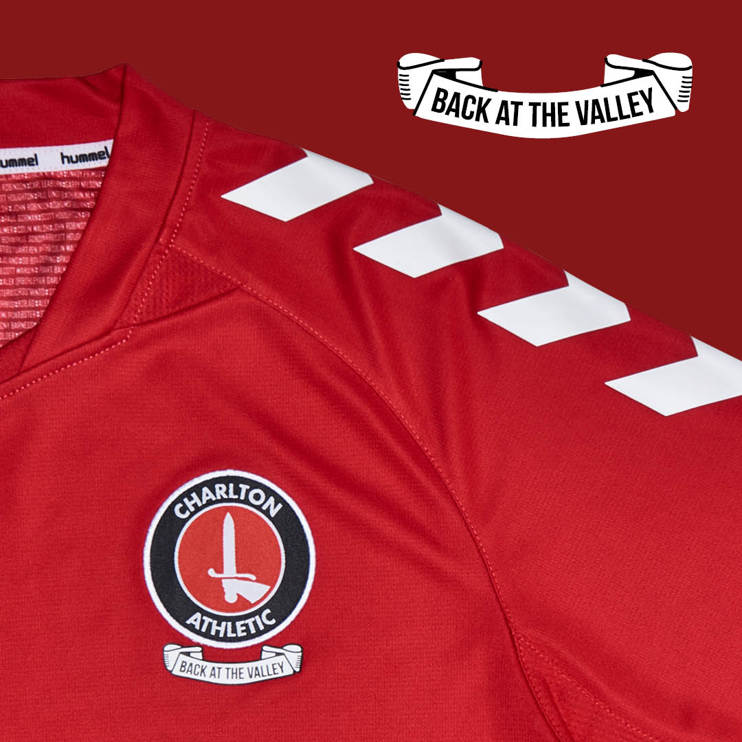 hummel1923's tweet photo. New special home kit for @CAFCofficial to pay homage to the 25th anniversary of the clubs’ return to The Valley! #hummelsport #teamhummel https://t.co/V7DgkhYJKH
