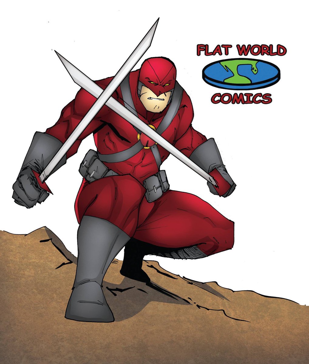 DARKForcesCOMIC's tweet photo. Introducing Red Talon the main hero of our comic series #DARKForcesCOMIC #comics #comicbooks #superheroes #art #flatworldcomics https://t.co/yTS44za5OY