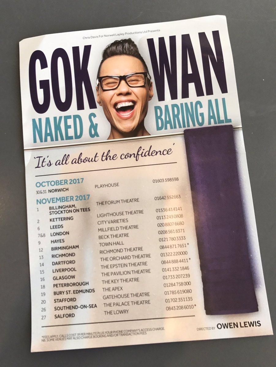 GingerJulie999's tweet photo. @therealgokwan Can't wait for this Gok, see you on 26th in sunny Southend 😘 @lucy_cruse https://t.co/ntGmHn36HC