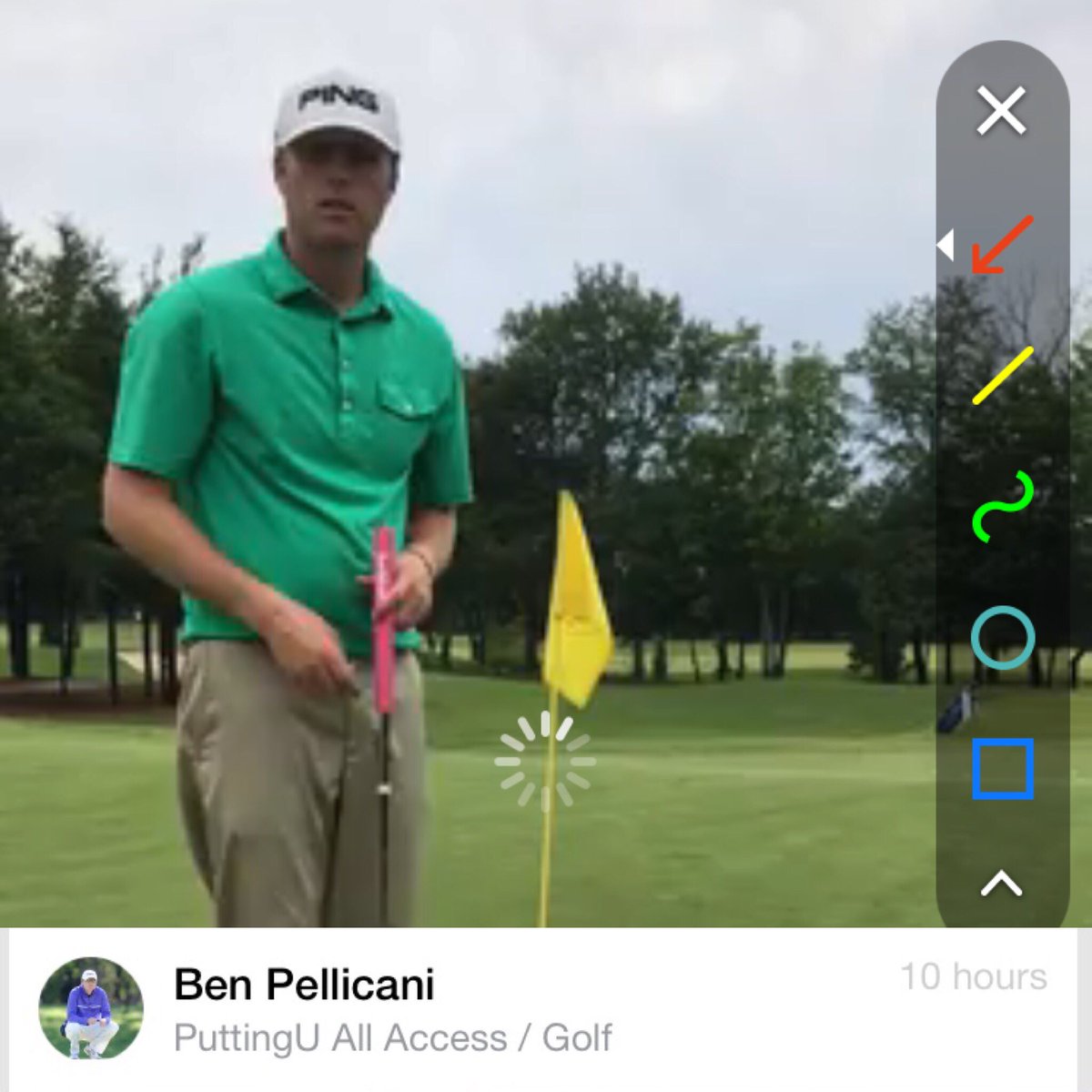 PuttingU's tweet image. Check @PelliGolf  recent post at PuttingU powered by@edufii. Pretty cool tip.  Join us!! #putting #puttinginstruction