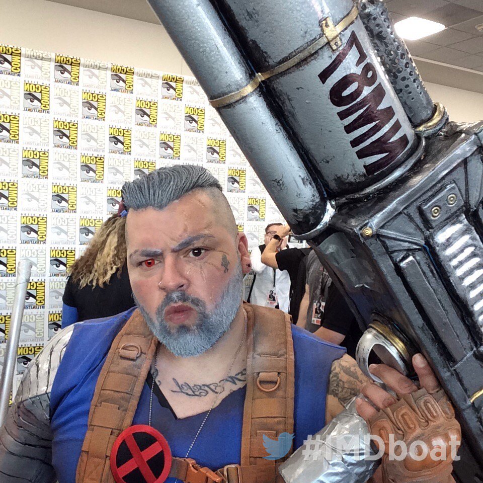Bringing out the big guns to the second day of #SDCC
