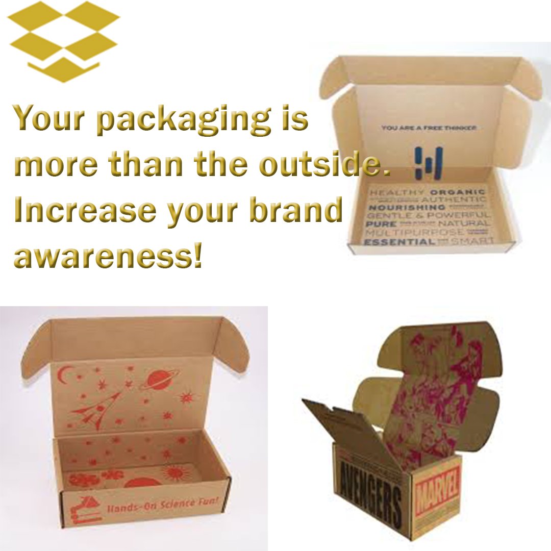 TheGoldenBox's tweet image. What is inside the package, besides the product? Are you utilizing the interior to advance your brand? #PackagingDesign #StandoutPackaging
