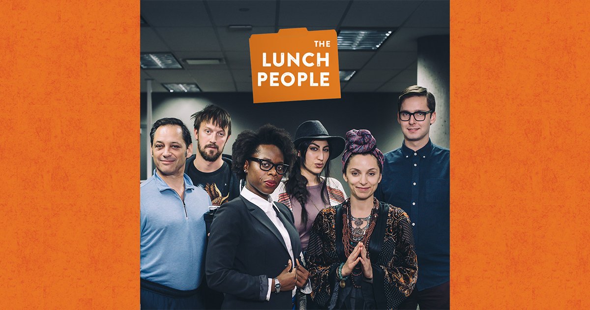leolambertcat's tweet photo. Ready for a laugh? Check out the new web series Luvo Lunch People! #LuvoContest - https://t.co/ilz0DUQ8xE https://t.co/9CWfRqytFI