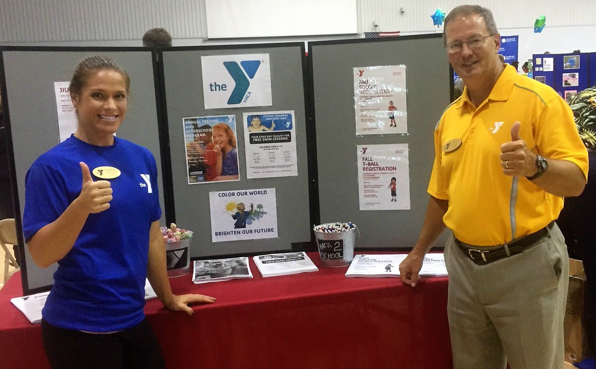 TIFTAREAYMCA's tweet photo. Having a great time at the Back To School event today. Thanks to the Tift County Commission on Children and Youth. https://t.co/rbQNK4B9xf