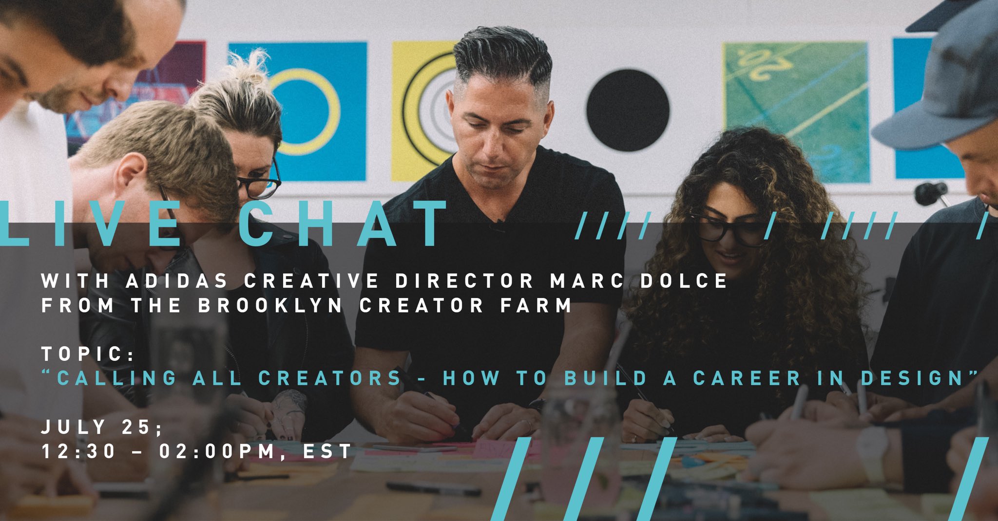 terugvallen Hardheid Bitterheid Marc Dolce on Twitter: "Adidas: Calling All Creators! How to build a career  in design. Join me for LinkedIn Live Chat @adidas on Tuesday July 25th,  12:30-2pm EST. https://t.co/XAFoQoj52z" / X