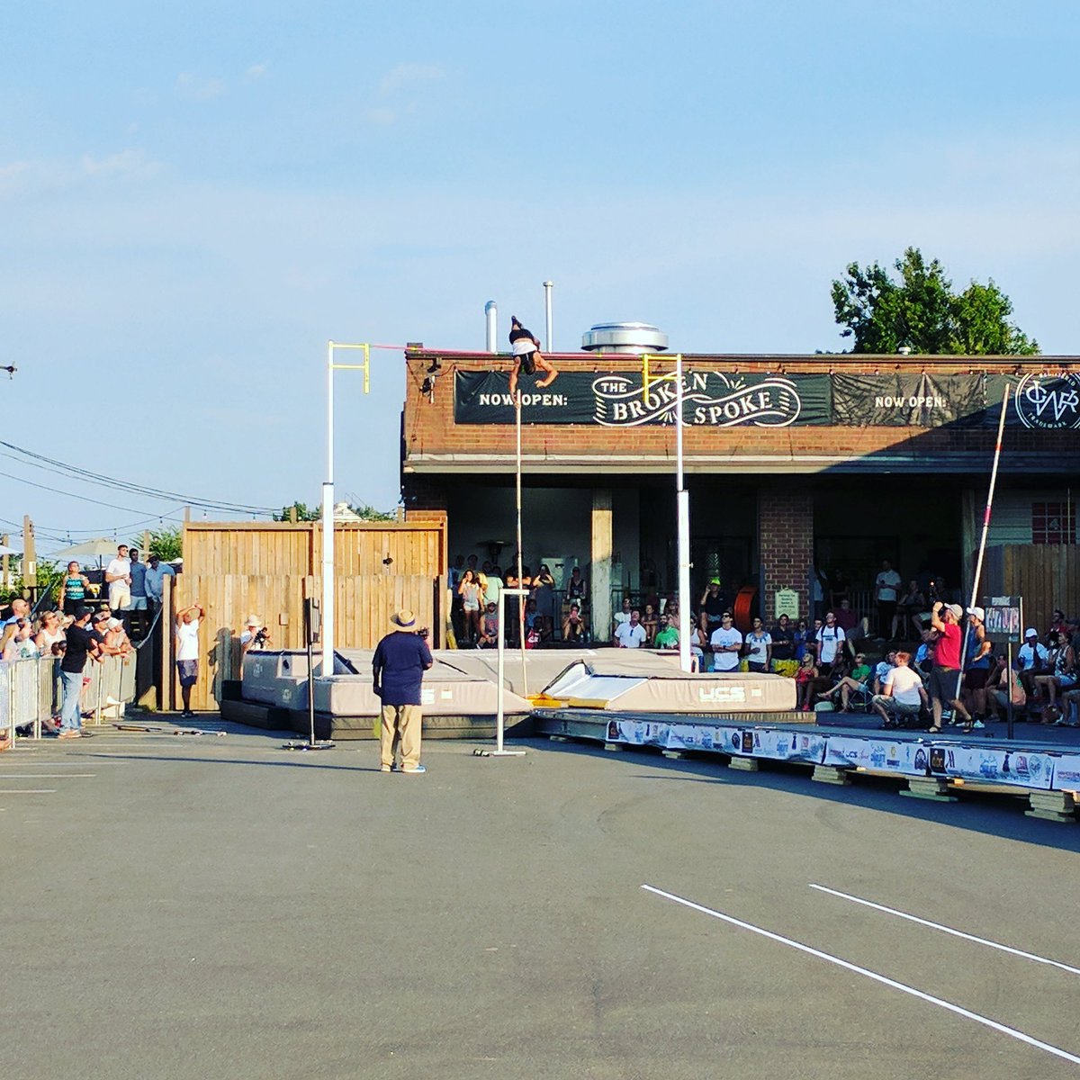 Awesome night for a street vault! #CharlotteStreetVault