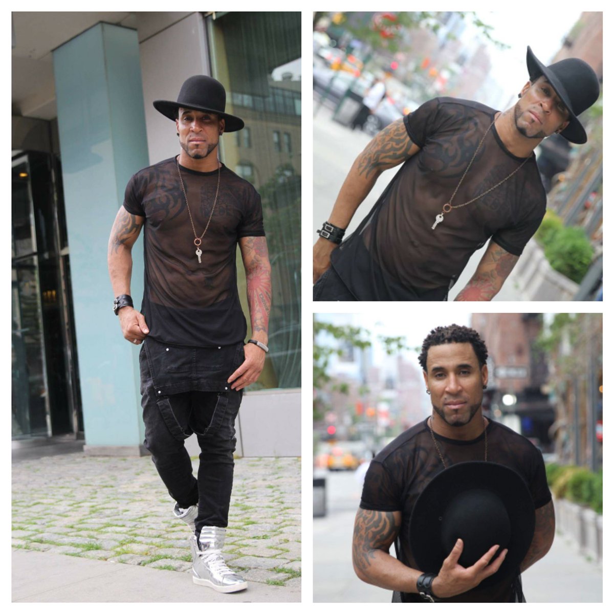 meetricklong's tweet photo. Thank you @egyptbuck for styling @meetricklong  👕👖👓🎩👞 and @domos_gallery 📷 https://t.co/WusdJUWX45