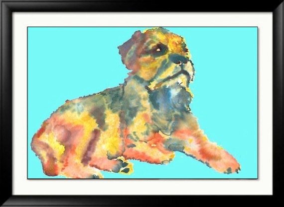 OscarJetson's tweet photo. Border terrier art Print Sky blue orange from an original Painting, … https://t.co/YmBCBlF9we #doglover #BorderPrint https://t.co/adBWpzF5Hm