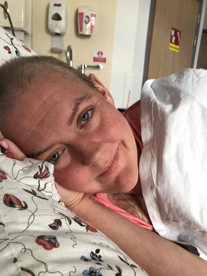 norbert39's tweet photo. Half way through the chemo now keep it up kate stay strong #kickasskate https://t.co/7khyVOZo30