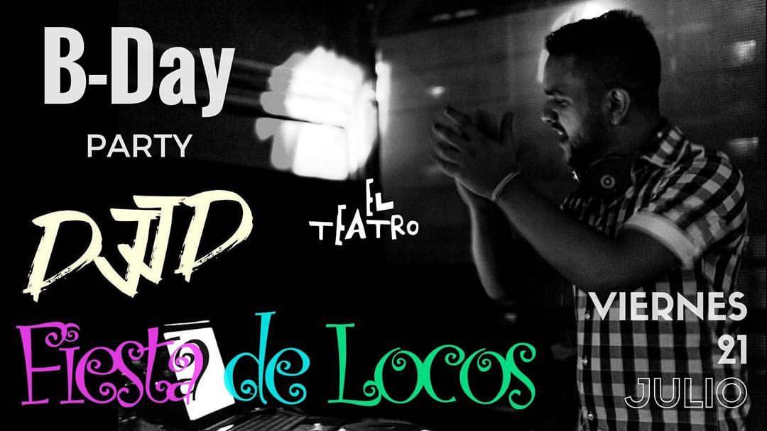 elteatrobar's tweet photo. Esta noche brindaremos con ¡Tequila! En la #FiestaDeLocos por el cumpleaños de nuestro pequeño #JotaDeDJ en #ElHall https://t.co/uGdDN48XoJ