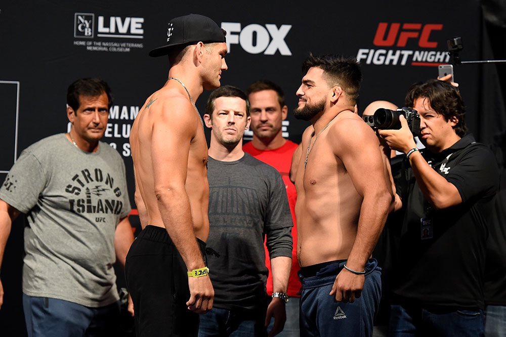 danawhite's tweet photo. WEIDMAN vs GASTELUM!!! Tomorrow on FOX! https://t.co/uiGIZTqAx9