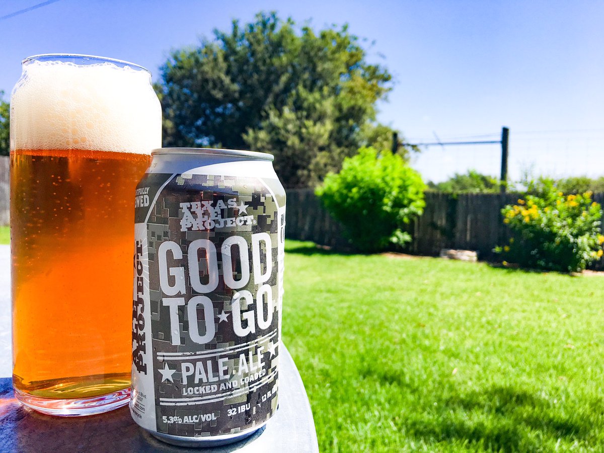TXBeerSpot's tweet photo. We're #GoodToGo with @TexasAleProject providing the #FirstBeeroftheWeekend! https://t.co/i7UNsyotx2