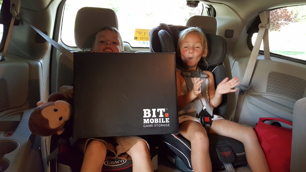 official_bitbox's tweet photo. #Gamenight at Grandma's house! 9 games in the Bit Mobile ready to go! #bgg  #BetterBoardGameStorage #SavingSpaceTakingNames https://t.co/ZjjbNFaCh9