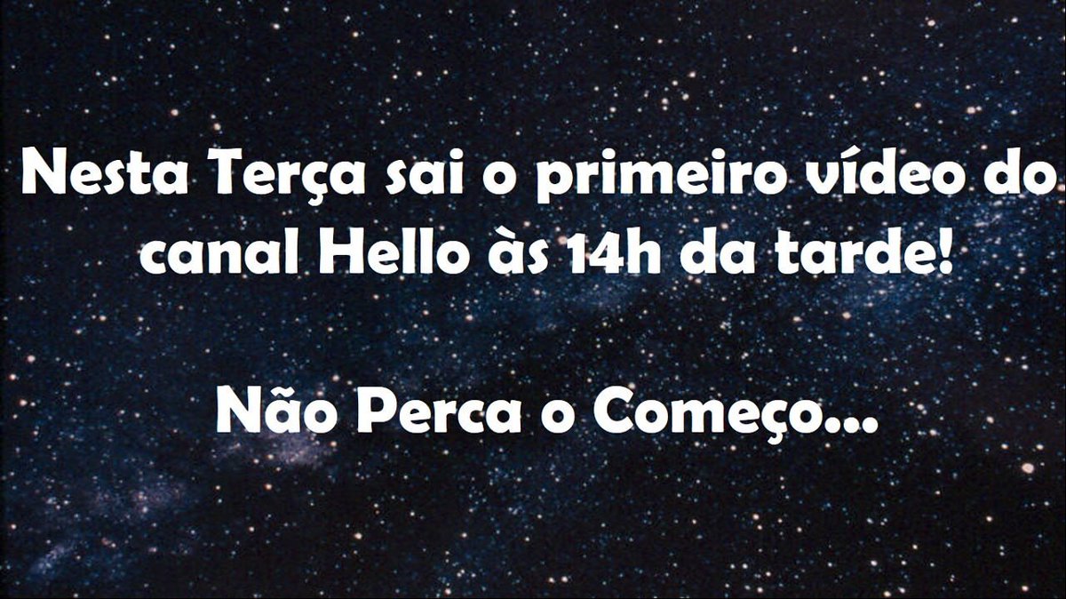 helloap2's tweet image. Nao percam! #YouTube #new #hello