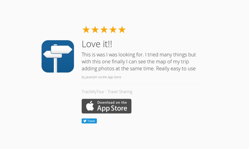 TrackMyTour's tweet photo. 5 Star Review: "Love it!!: This is was I was looking for. I tried many things but with thi…" https://t.co/T5OvUgCPU6 https://t.co/JEUnn7zClk