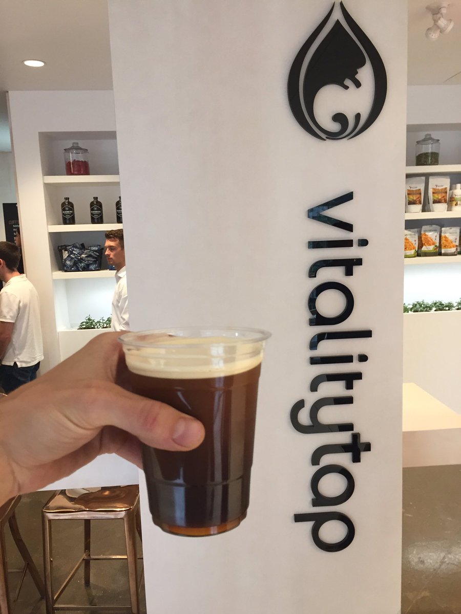 Our Nitro Cold Brew is now on tap at <a href="/VitalityTap/">Vitality Tap</a> #yyc #nitro #coldbrew