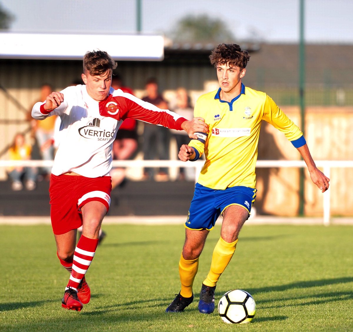 NigelWest3's tweet photo. @skegnesstownfc midfielder George Hobbins in action against @LincolnCity_FC . Lilywhites lead 1-0 after 24 mins https://t.co/R3cuSd6WSn