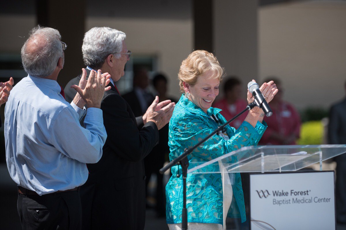 AtriumHealthWFB's tweet image. Today we welcomed Wake Forest Baptist Health-Wilkes Medical Center into our health care family with a celebration.