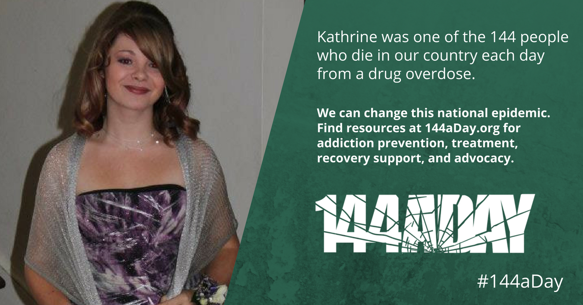 144aDay's tweet photo. "[Kathrine] was filled with energy and believed that everyone deserved love, no matter what." #144aDay  https://t.co/7OecDCusLs https://t.co/NKjaI4jT5I