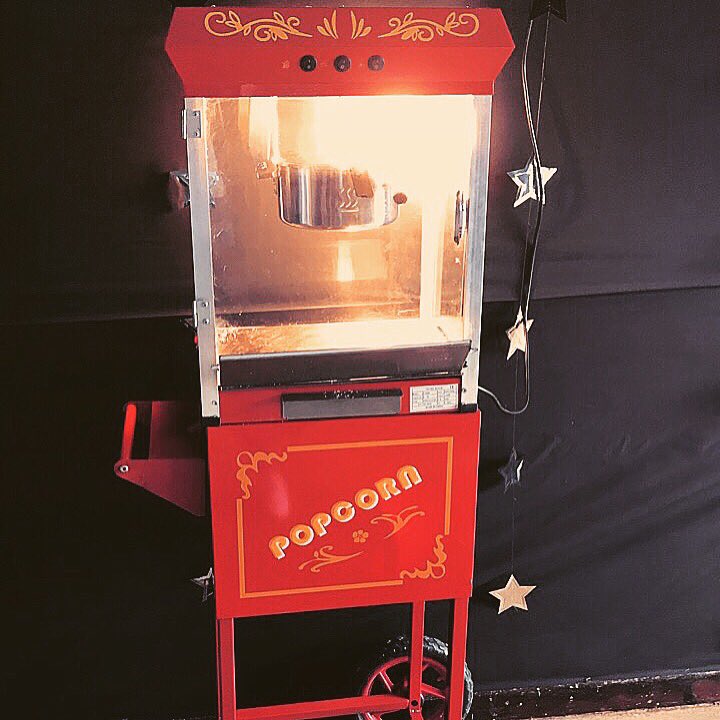 redpenguinevent's tweet photo. Our photobooth, popcorn machine &amp; candy cart all looking great this evening for St. Cecilia's class of 2017 leavers disco in #Sutton 🍿📸 🍬 https://t.co/fksgesHooy